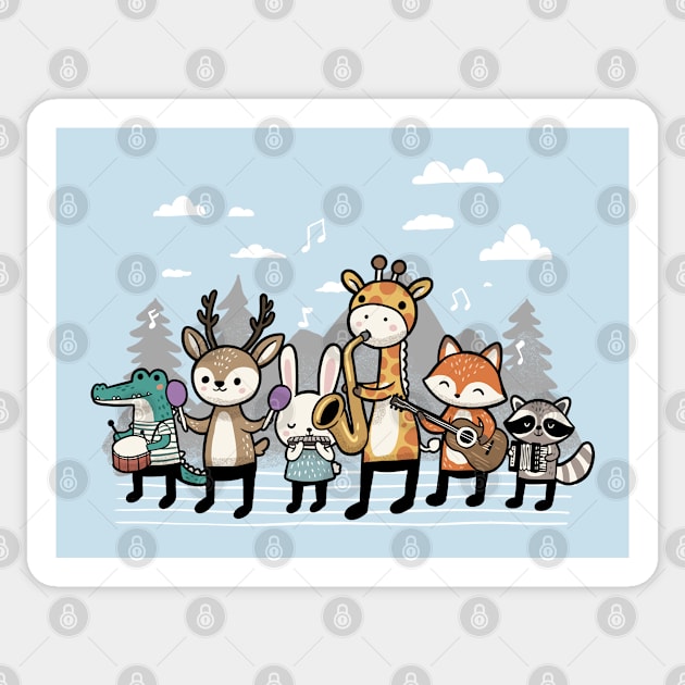 Music Animals Sticker by GoshWow®